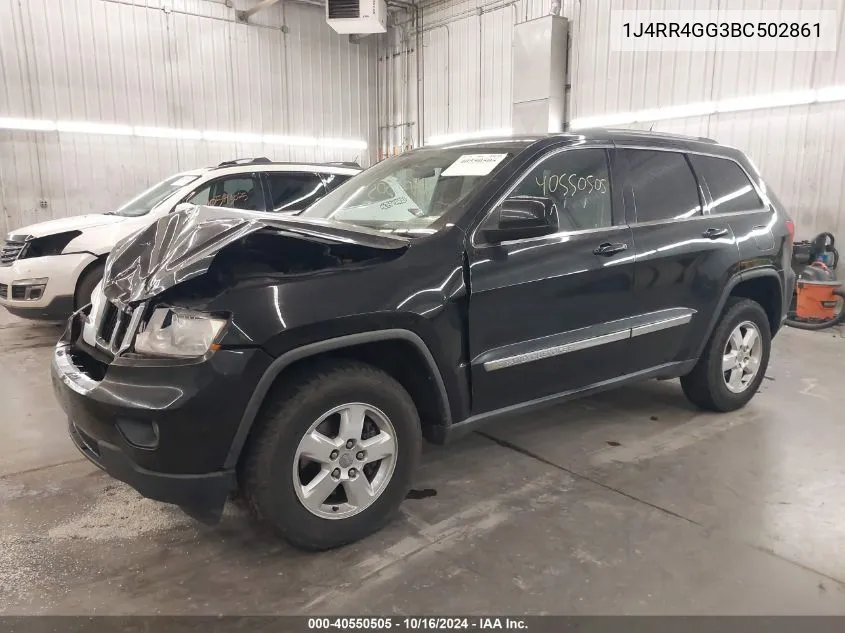 2011 Jeep Grand Cherokee Laredo VIN: 1J4RR4GG3BC502861 Lot: 40550505