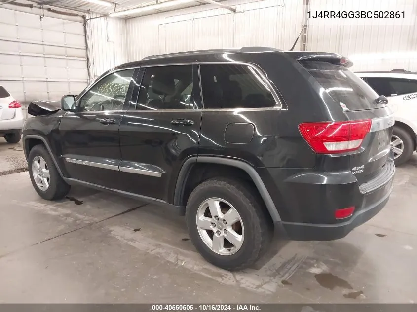 2011 Jeep Grand Cherokee Laredo VIN: 1J4RR4GG3BC502861 Lot: 40550505