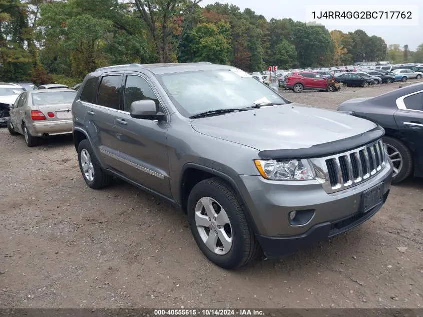 2011 Jeep Grand Cherokee Laredo VIN: 1J4RR4GG2BC717762 Lot: 40555615