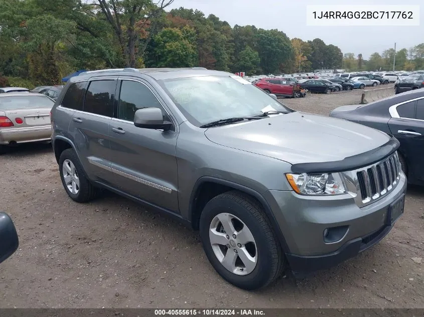 2011 Jeep Grand Cherokee Laredo VIN: 1J4RR4GG2BC717762 Lot: 40555615