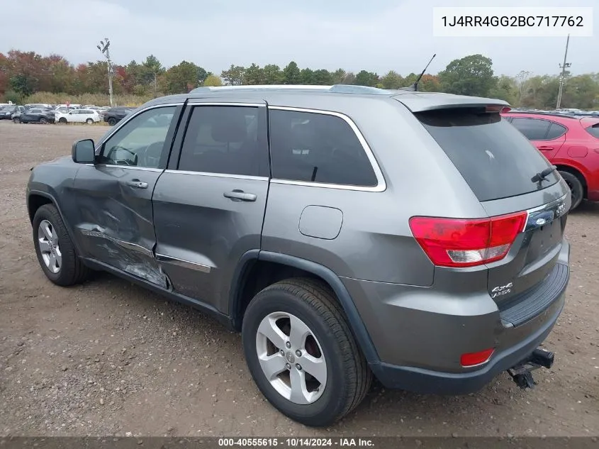 2011 Jeep Grand Cherokee Laredo VIN: 1J4RR4GG2BC717762 Lot: 40555615