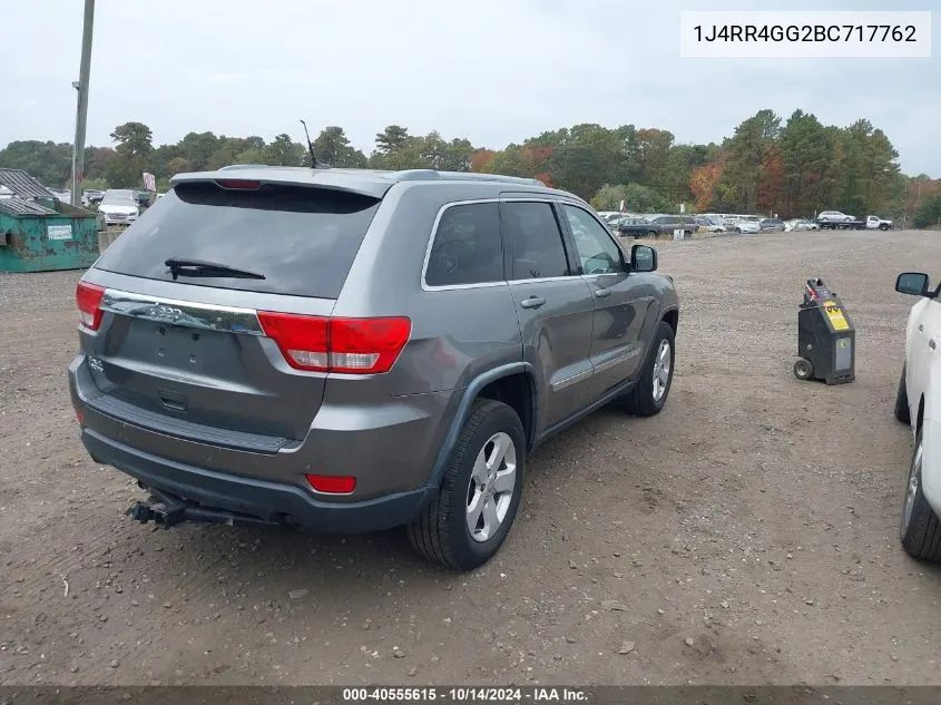 2011 Jeep Grand Cherokee Laredo VIN: 1J4RR4GG2BC717762 Lot: 40555615