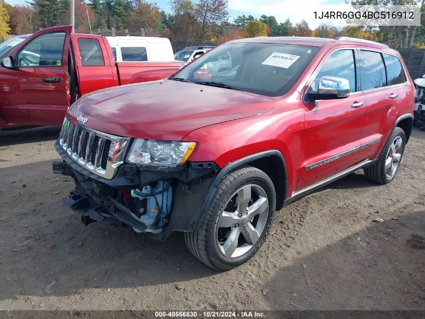 1J4RR6GG4BC516912 2011 Jeep Grand Cherokee Overland