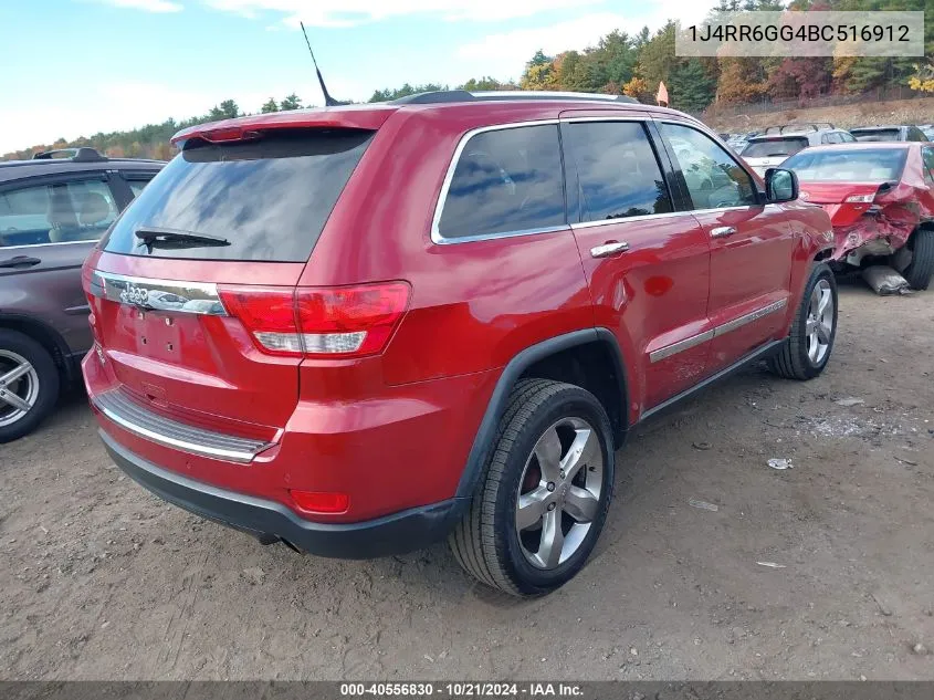 1J4RR6GG4BC516912 2011 Jeep Grand Cherokee Overland