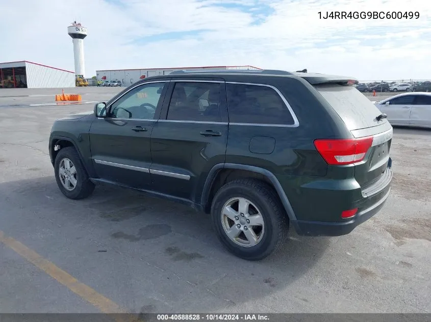 2011 Jeep Grand Cherokee Laredo VIN: 1J4RR4GG9BC600499 Lot: 40588528