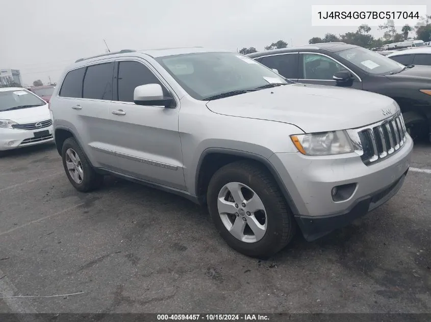 2011 Jeep Grand Cherokee Laredo VIN: 1J4RS4GG7BC517044 Lot: 40594457