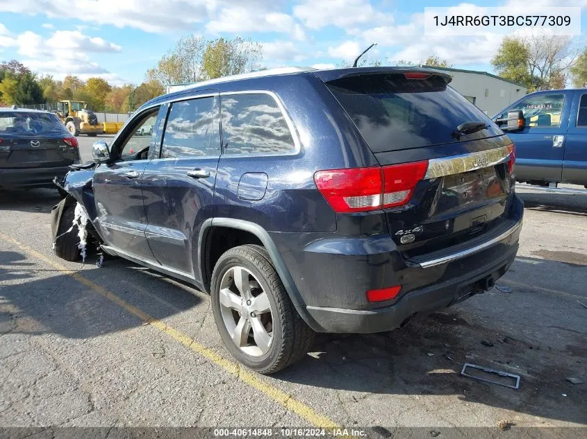 2011 Jeep Grand Cherokee Overland VIN: 1J4RR6GT3BC577309 Lot: 40614848