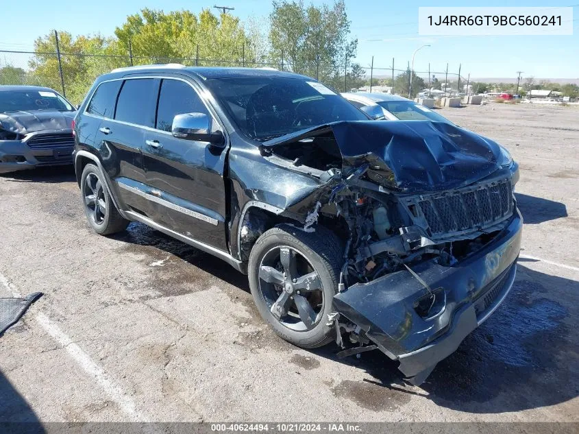 2011 Jeep Grand Cherokee Overland VIN: 1J4RR6GT9BC560241 Lot: 40624494