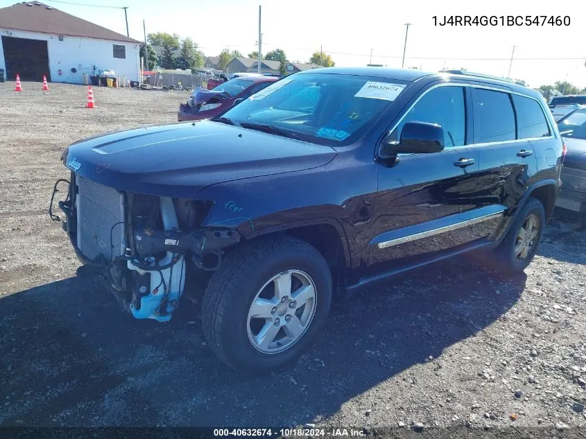 2011 Jeep Grand Cherokee Laredo VIN: 1J4RR4GG1BC547460 Lot: 40632674