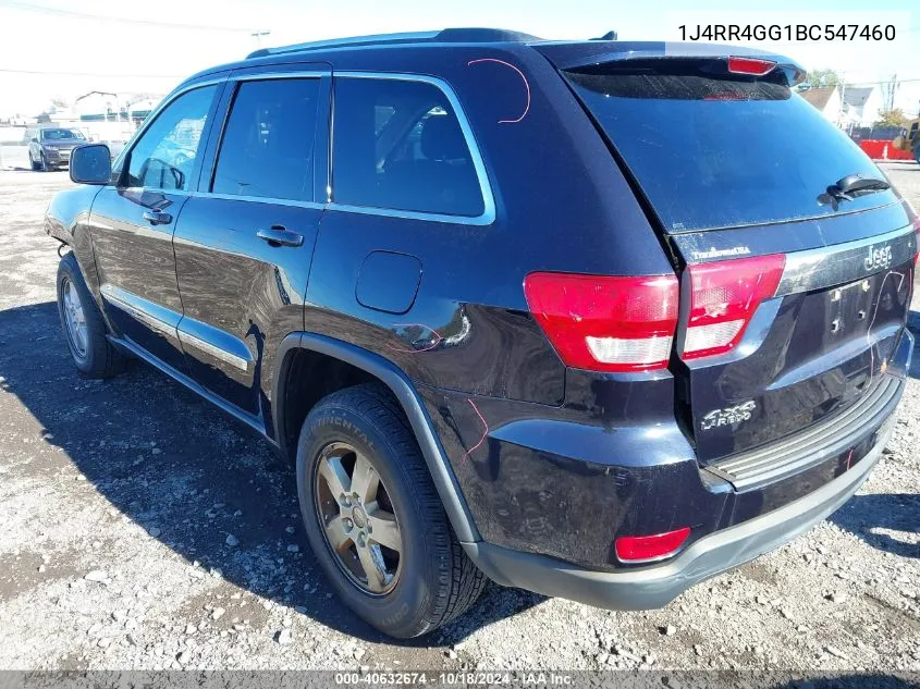 2011 Jeep Grand Cherokee Laredo VIN: 1J4RR4GG1BC547460 Lot: 40632674