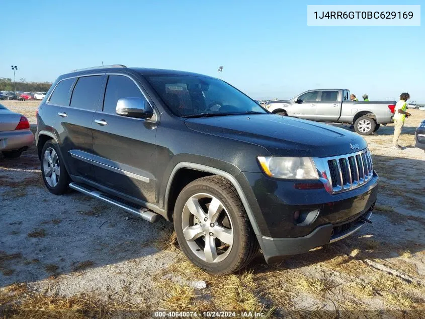 2011 Jeep Grand Cherokee Overland VIN: 1J4RR6GT0BC629169 Lot: 40640074