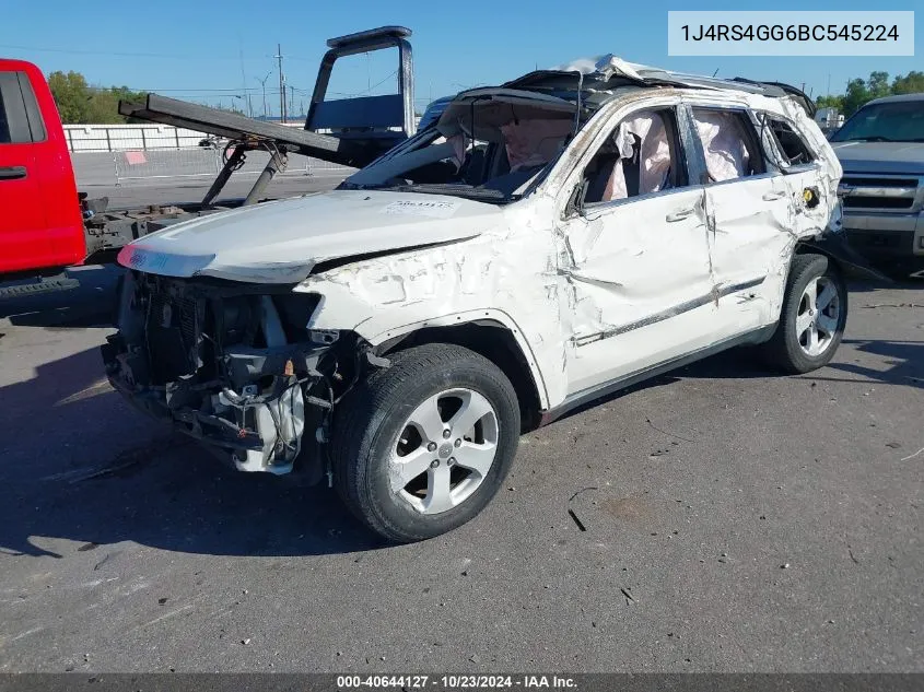 2011 Jeep Grand Cherokee Laredo VIN: 1J4RS4GG6BC545224 Lot: 40644127