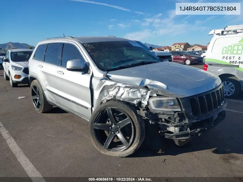 2011 Jeep Grand Cherokee Laredo VIN: 1J4RS4GT7BC521804 Lot: 40656519