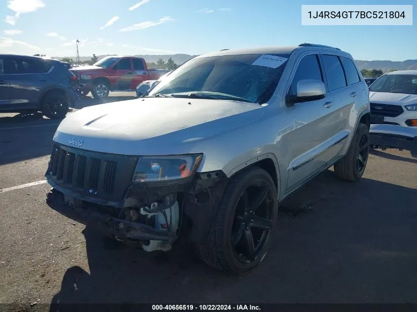 2011 Jeep Grand Cherokee Laredo VIN: 1J4RS4GT7BC521804 Lot: 40656519