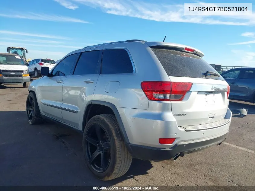 2011 Jeep Grand Cherokee Laredo VIN: 1J4RS4GT7BC521804 Lot: 40656519