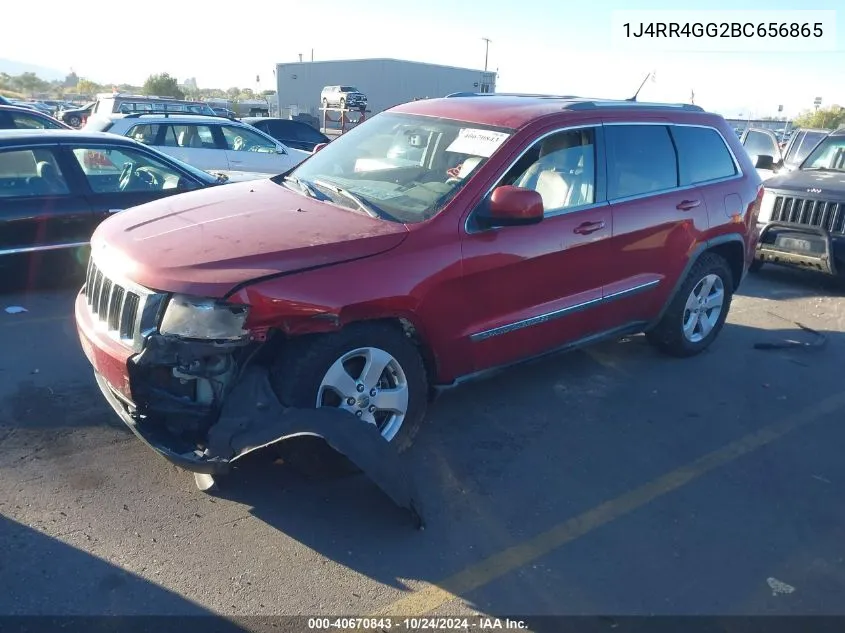 2011 Jeep Grand Cherokee Laredo VIN: 1J4RR4GG2BC656865 Lot: 40670843