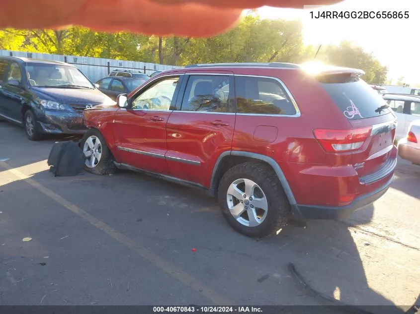 2011 Jeep Grand Cherokee Laredo VIN: 1J4RR4GG2BC656865 Lot: 40670843