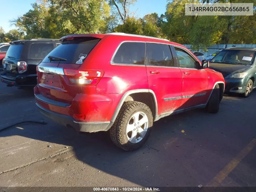 2011 Jeep Grand Cherokee Laredo VIN: 1J4RR4GG2BC656865 Lot: 40670843