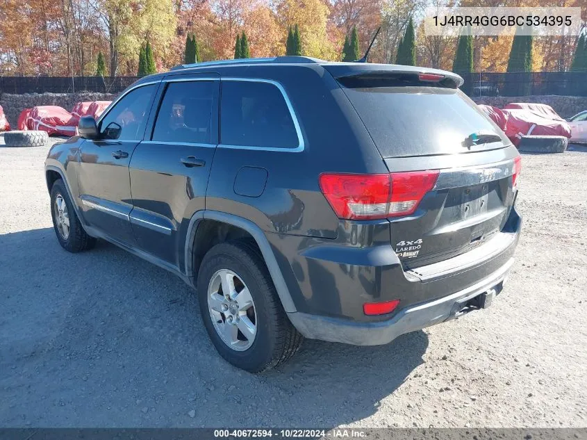 2011 Jeep Grand Cherokee Laredo VIN: 1J4RR4GG6BC534395 Lot: 40672594