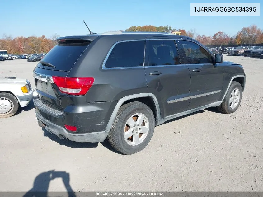 2011 Jeep Grand Cherokee Laredo VIN: 1J4RR4GG6BC534395 Lot: 40672594