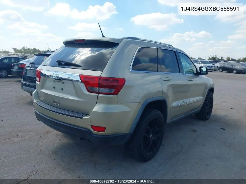 2011 Jeep Grand Cherokee Laredo VIN: 1J4RS4GGXBC558591 Lot: 40672782