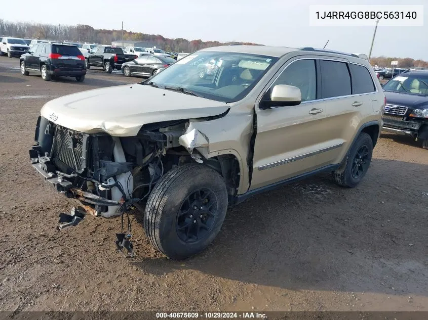 2011 Jeep Grand Cherokee Laredo VIN: 1J4RR4GG8BC563140 Lot: 40675609