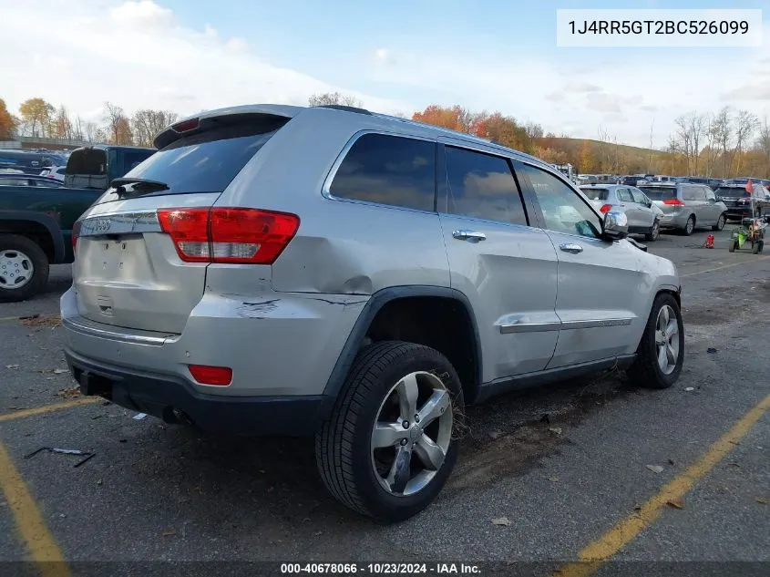 2011 Jeep Grand Cherokee Limited VIN: 1J4RR5GT2BC526099 Lot: 40678066