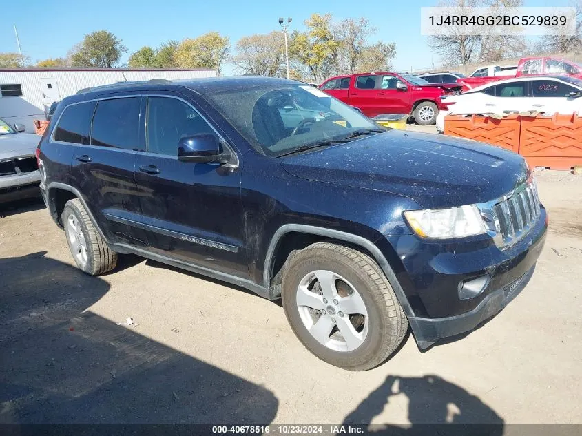 2011 Jeep Grand Cherokee Laredo VIN: 1J4RR4GG2BC529839 Lot: 40678516