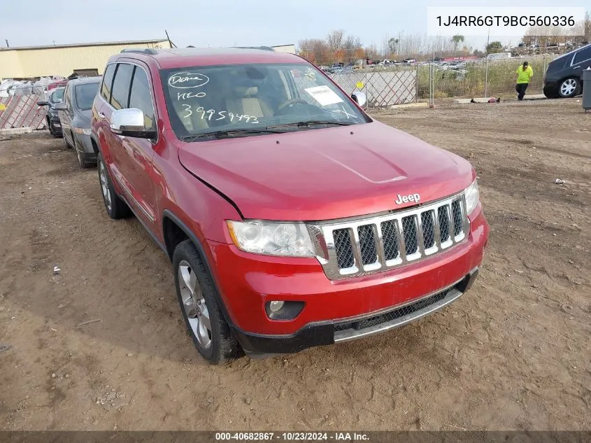 2011 Jeep Grand Cherokee Overland VIN: 1J4RR6GT9BC560336 Lot: 40682867