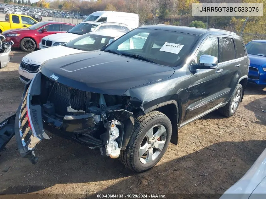 2011 Jeep Grand Cherokee Limited VIN: 1J4RR5GT3BC533076 Lot: 40684133