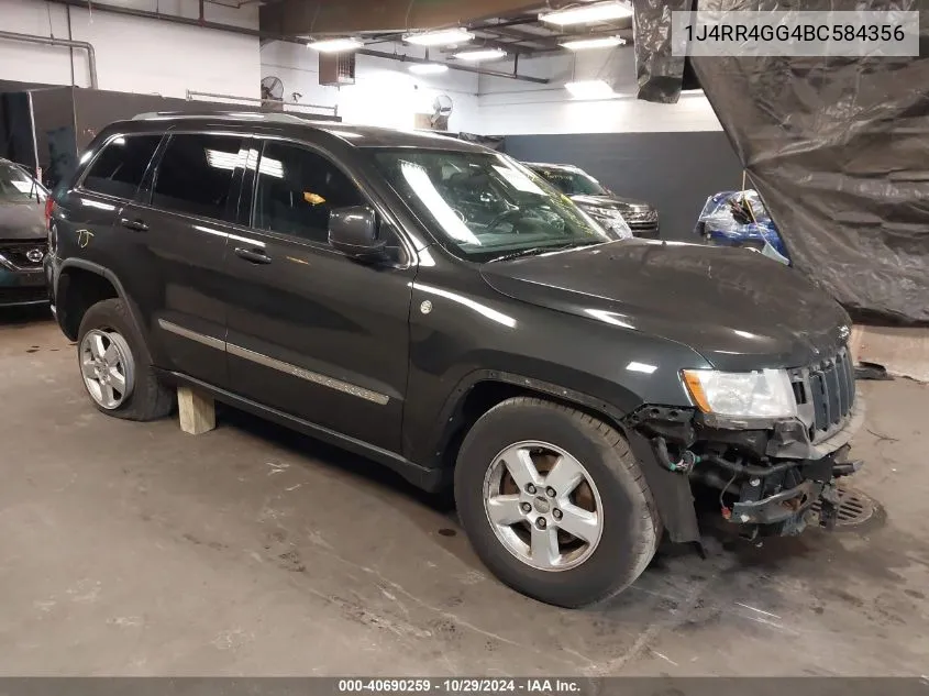 2011 Jeep Grand Cherokee Laredo VIN: 1J4RR4GG4BC584356 Lot: 40690259