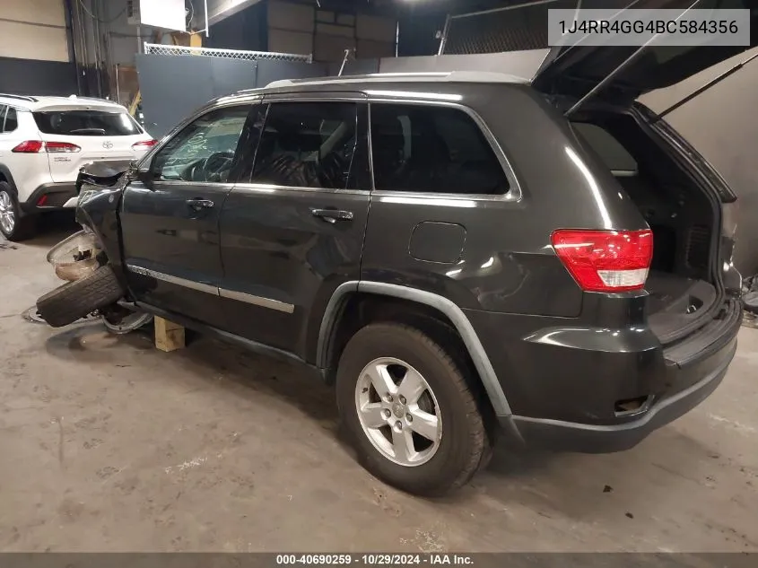 2011 Jeep Grand Cherokee Laredo VIN: 1J4RR4GG4BC584356 Lot: 40690259