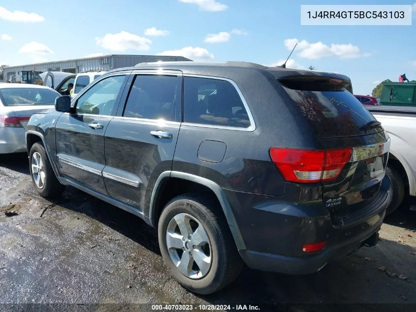 2011 Jeep Grand Cherokee Laredo VIN: 1J4RR4GT5BC543103 Lot: 40703023