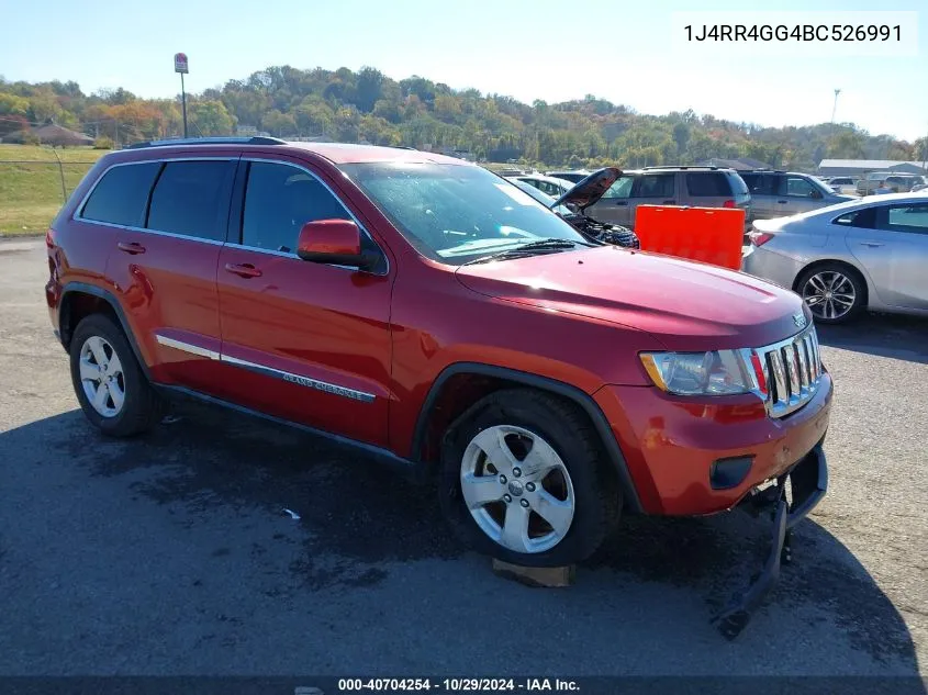 2011 Jeep Grand Cherokee Laredo VIN: 1J4RR4GG4BC526991 Lot: 40704254