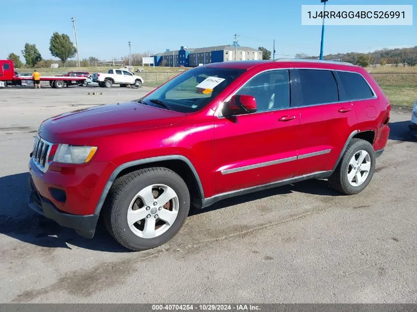 2011 Jeep Grand Cherokee Laredo VIN: 1J4RR4GG4BC526991 Lot: 40704254