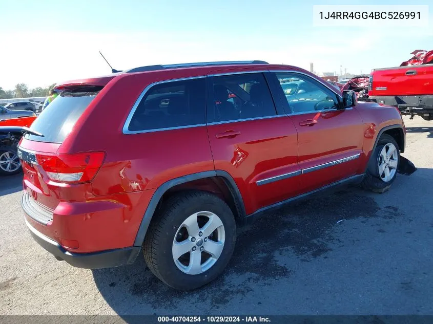 2011 Jeep Grand Cherokee Laredo VIN: 1J4RR4GG4BC526991 Lot: 40704254