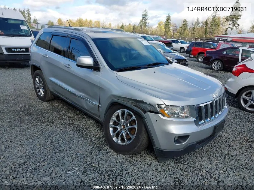 2011 Jeep Grand Cherokee Laredo VIN: 1J4RR4GTXBC719031 Lot: 40707867