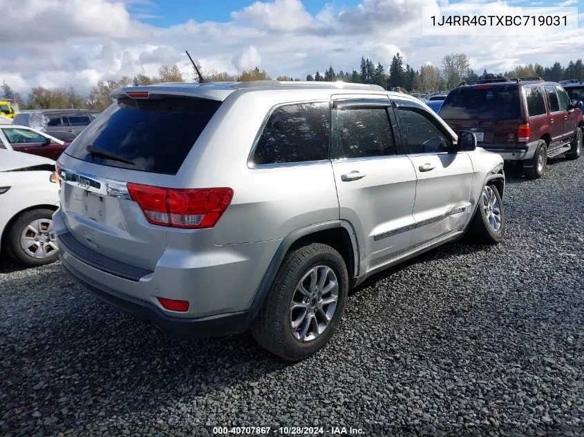 2011 Jeep Grand Cherokee Laredo VIN: 1J4RR4GTXBC719031 Lot: 40707867