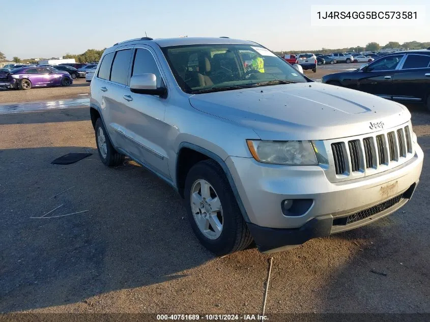 2011 Jeep Grand Cherokee Laredo VIN: 1J4RS4GG5BC573581 Lot: 40751689