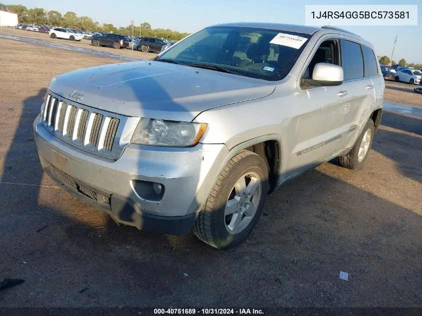 2011 Jeep Grand Cherokee Laredo VIN: 1J4RS4GG5BC573581 Lot: 40751689