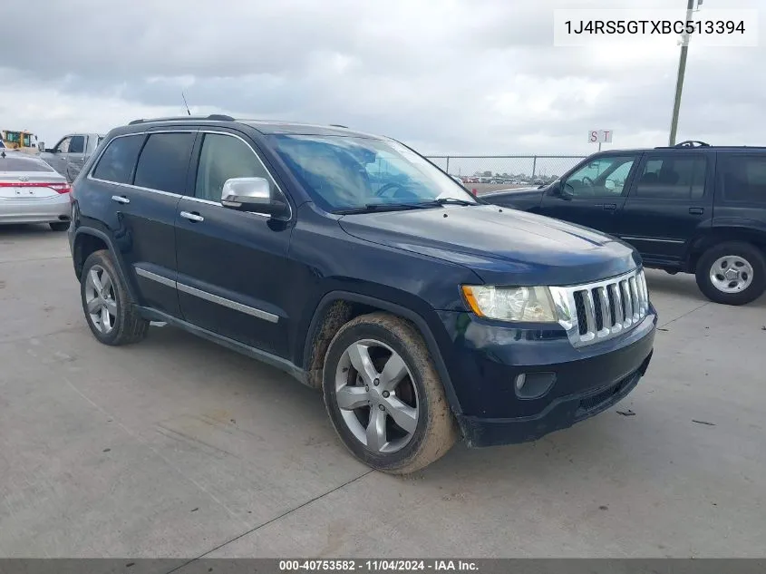 2011 Jeep Grand Cherokee Limited VIN: 1J4RS5GTXBC513394 Lot: 40753582