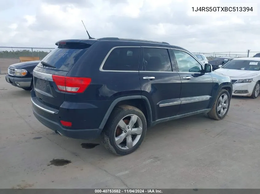 2011 Jeep Grand Cherokee Limited VIN: 1J4RS5GTXBC513394 Lot: 40753582