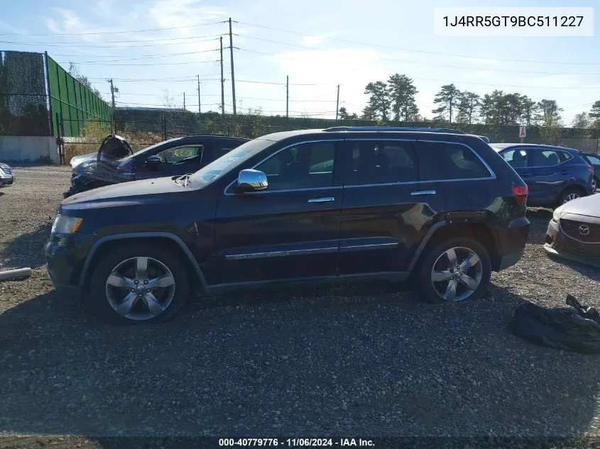 2011 Jeep Grand Cherokee Limited VIN: 1J4RR5GT9BC511227 Lot: 40779776