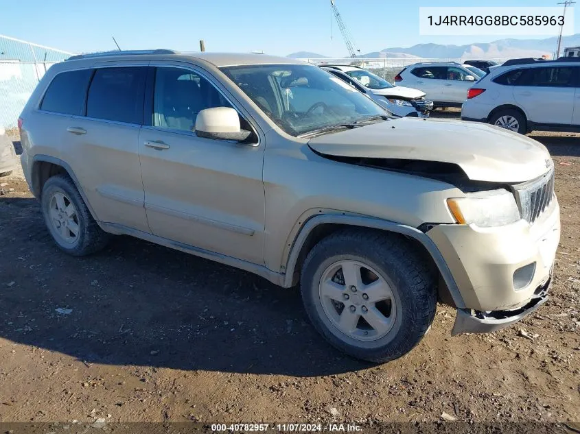 2011 Jeep Grand Cherokee Laredo VIN: 1J4RR4GG8BC585963 Lot: 40782957