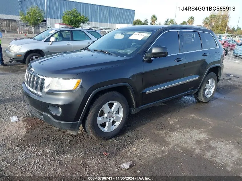 2011 Jeep Grand Cherokee Laredo VIN: 1J4RS4GG1BC568913 Lot: 40786743