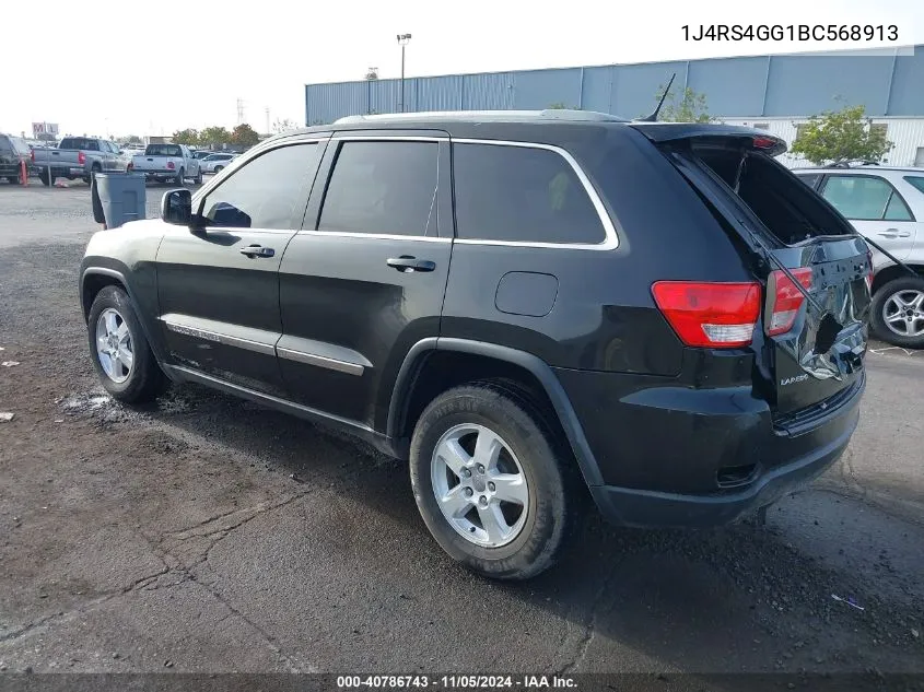 2011 Jeep Grand Cherokee Laredo VIN: 1J4RS4GG1BC568913 Lot: 40786743