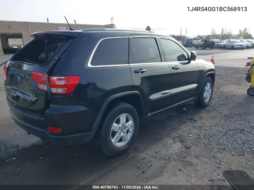 2011 Jeep Grand Cherokee Laredo VIN: 1J4RS4GG1BC568913 Lot: 40786743