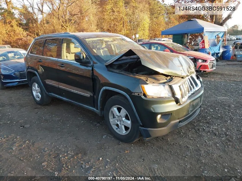 2011 Jeep Grand Cherokee Laredo VIN: 1J4RS4GG3BC591528 Lot: 40790197