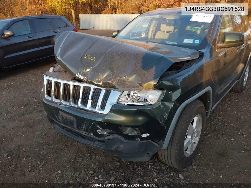 2011 Jeep Grand Cherokee Laredo VIN: 1J4RS4GG3BC591528 Lot: 40790197