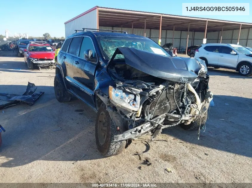 2011 Jeep Grand Cherokee Laredo VIN: 1J4RS4GG9BC505946 Lot: 40793416